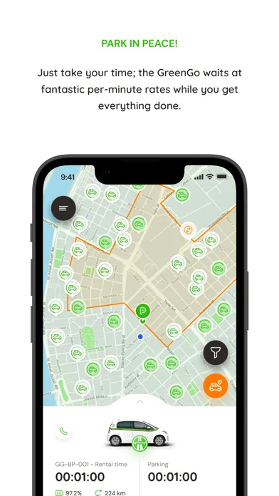 GreenGo e-Carsharing স্ক্রিনশট