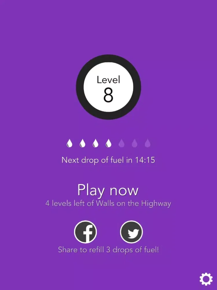 Captures d'écran de Purple Road Game iPad 