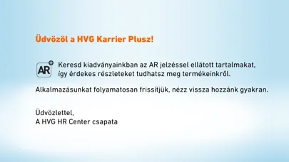 HVG HR Center AR Reader Screenshots