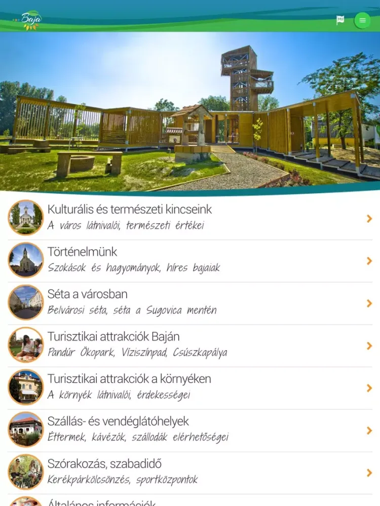 Screenshot di Baja Guide iPad 