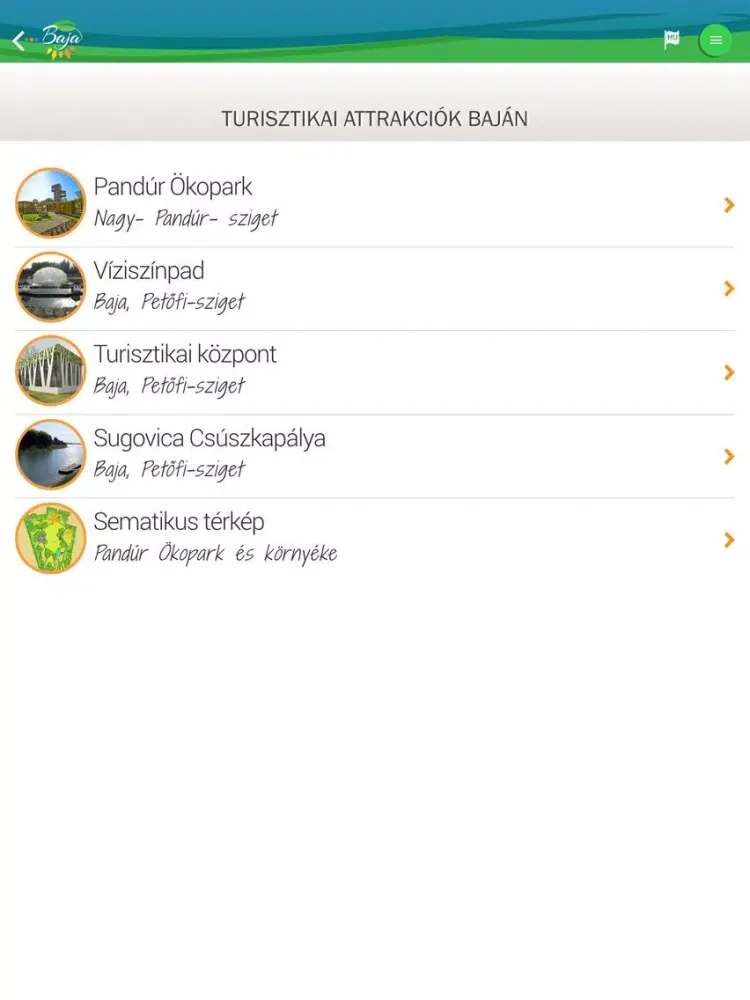 Screenshot di Baja Guide iPad 