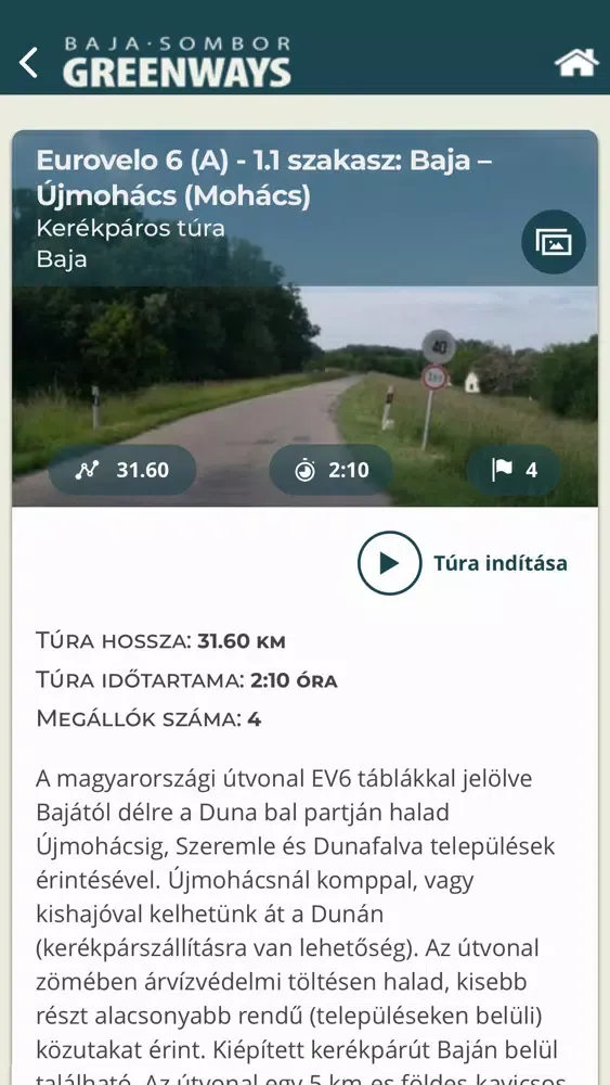 Baja Sombor Greenways Screenshots