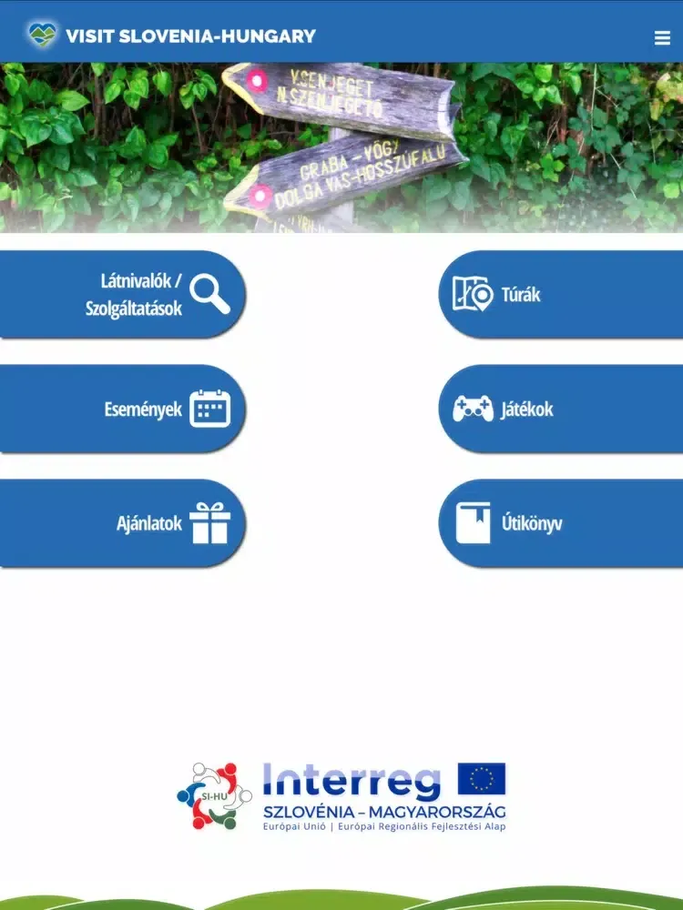 Visit Slovenia-Hungary iPad  Ekran Görüntüleri