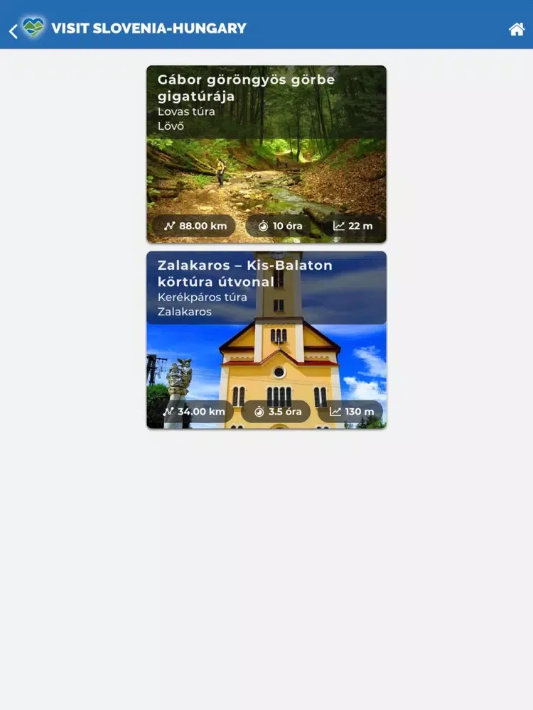 Visit Slovenia-Hungary iPad  Ekran Görüntüleri