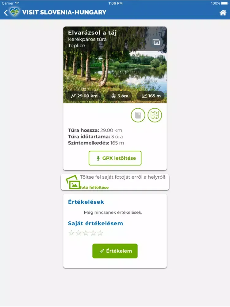 Visit Slovenia-Hungary iPad  Ekran Görüntüleri