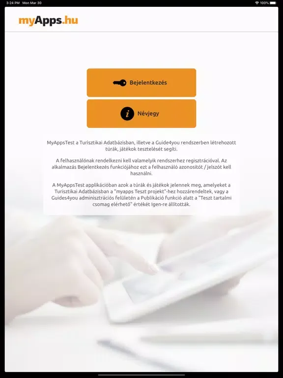 myAppsTest iPad  سکرین شاٹس