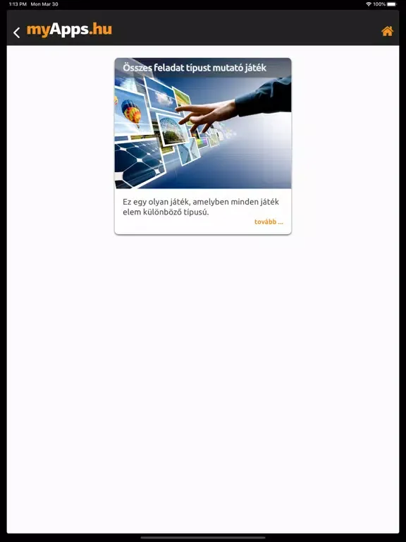 myAppsTest iPad  سکرین شاٹس