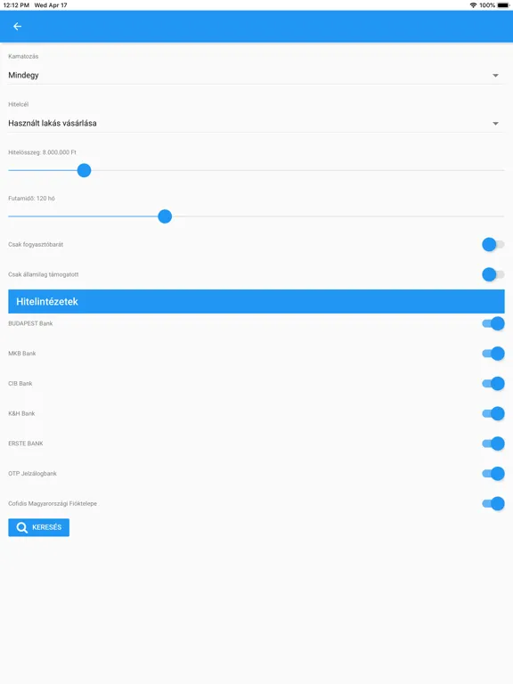 CreditPro iPad 應用截圖