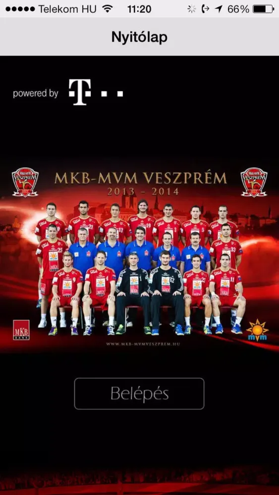 Tangkapan skrin Veszprém KC