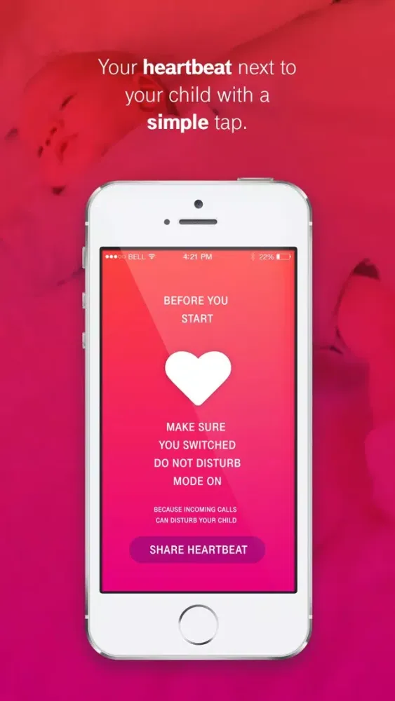 Capturas de tela do Shared Heartbeats