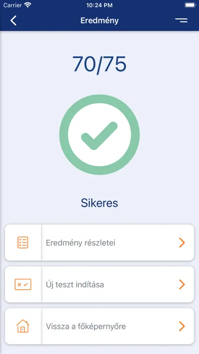 Captures d'écran de KreszTeszt