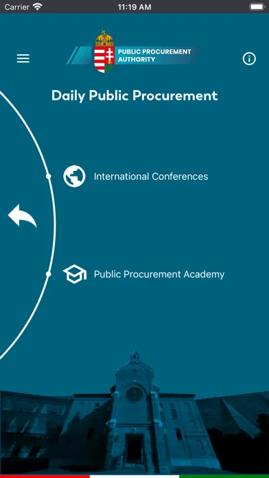 Tangkapan skrin Daily Public Procurement