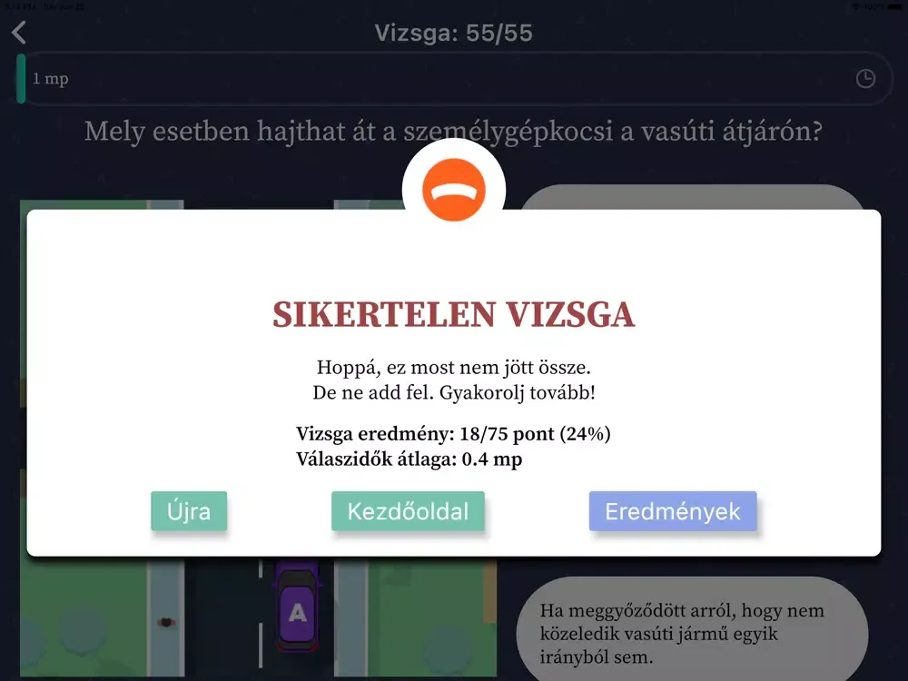KRESZ Suli iPad  Screenshots