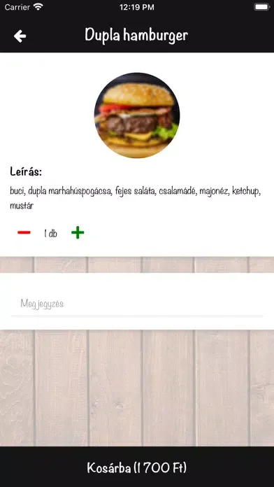 Capturas de tela do Lángos Kuckó