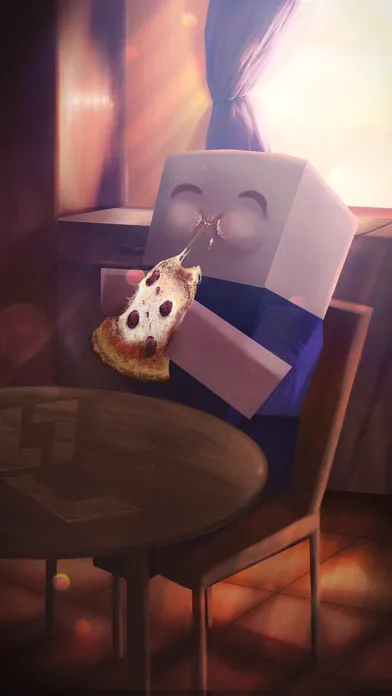 ภาพหน้าจอของ Blocky Bro - My Virtual Talking Pocket Pet With Minecraft Skin Uploader PE Edition