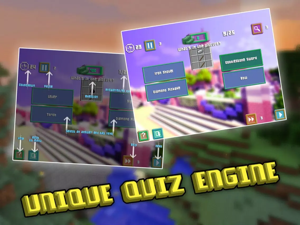 Captures d'écran de Quiz for Minecraft Fans iPad 