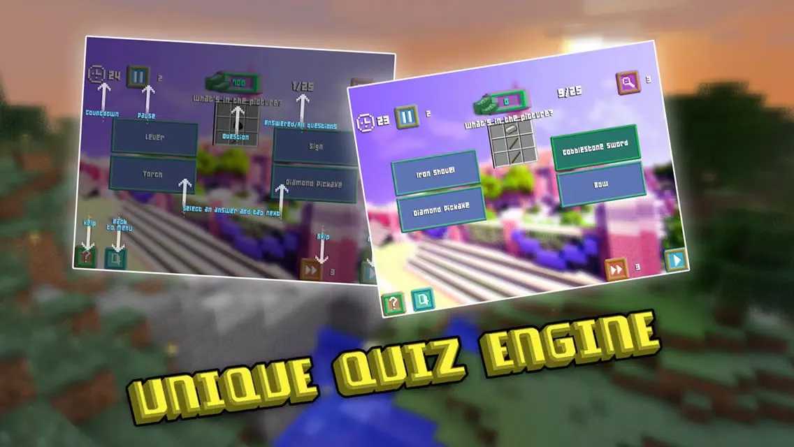 Captures d'écran de Quiz for Minecraft Fans