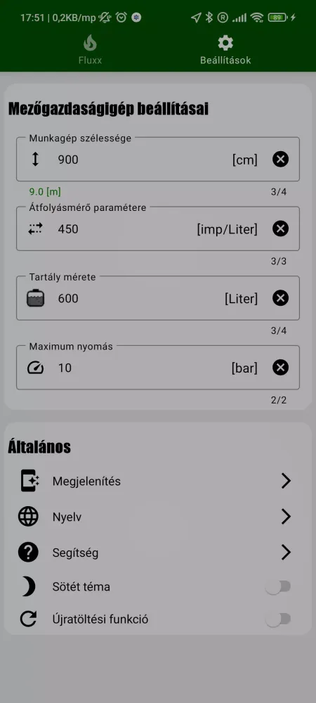 Capturas de tela do Fluxx