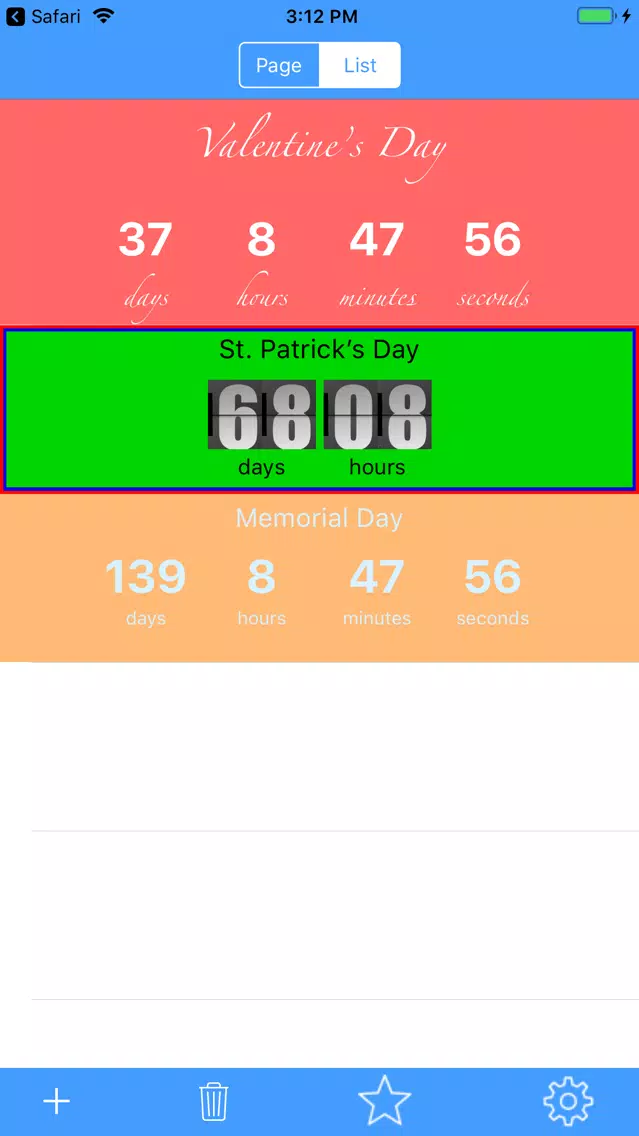 Final Countdowns سکرین شاٹس