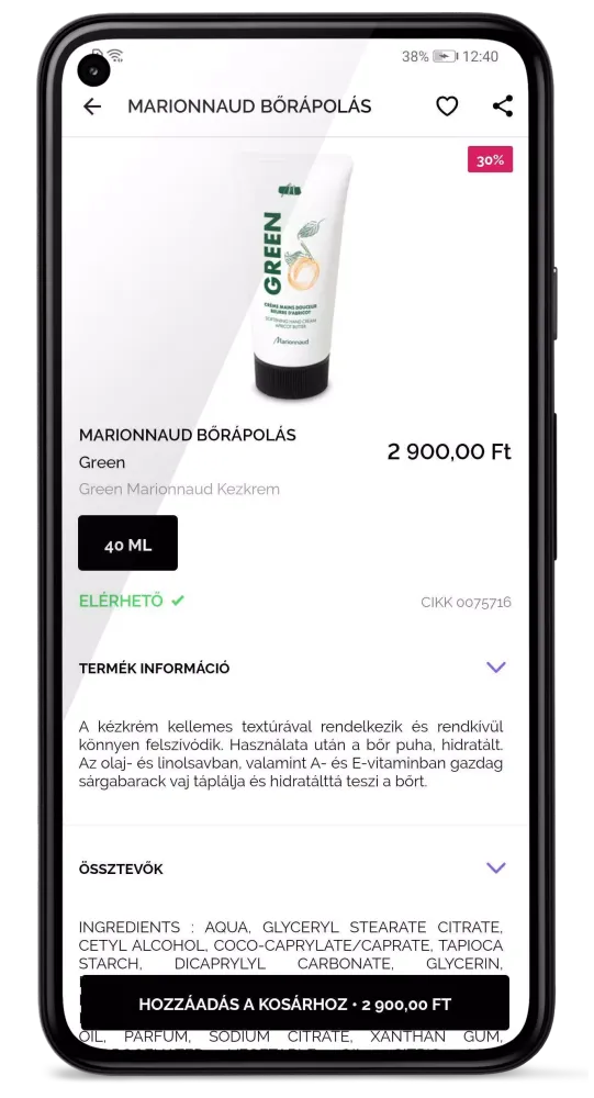 Marionnaud Magyarország Screenshots