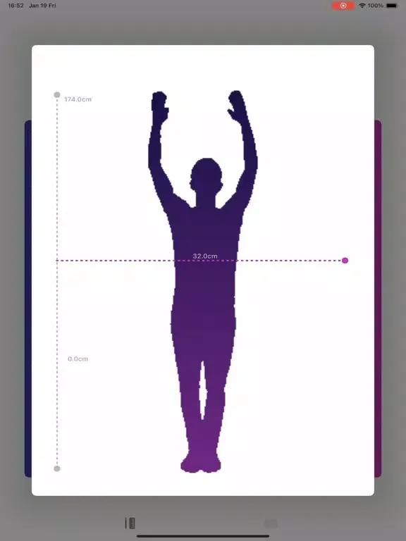 Ảnh chụp màn hình của Measure.Me: Measure body size iPad 