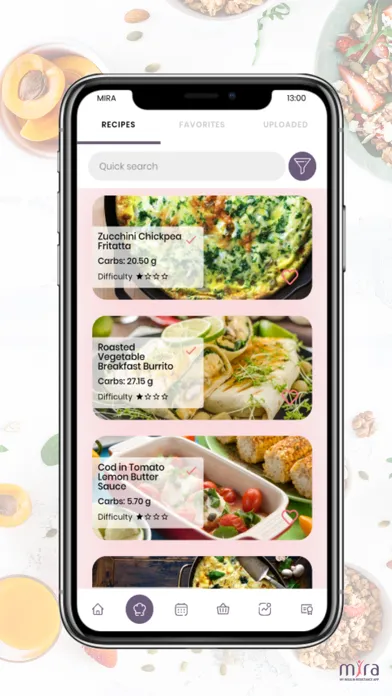 MIRA Health App سکرین شاٹس