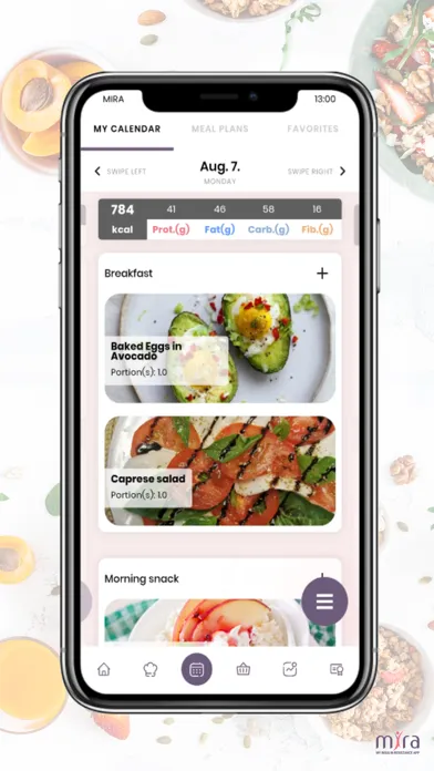 MIRA Health App سکرین شاٹس