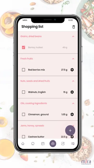 MIRA Health App سکرین شاٹس