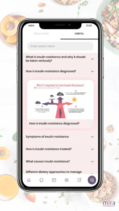 MIRA Health App سکرین شاٹس