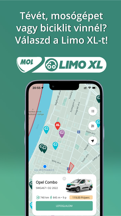 Capturas de tela do MOL Limo