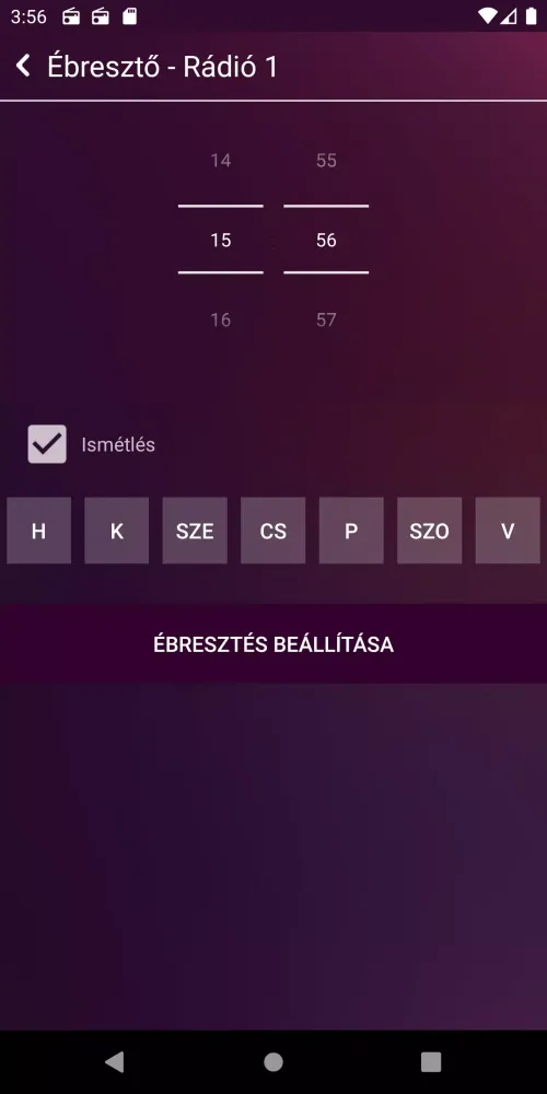 Tangkapan layar MyOnlineRádió - Magyar Rádiók