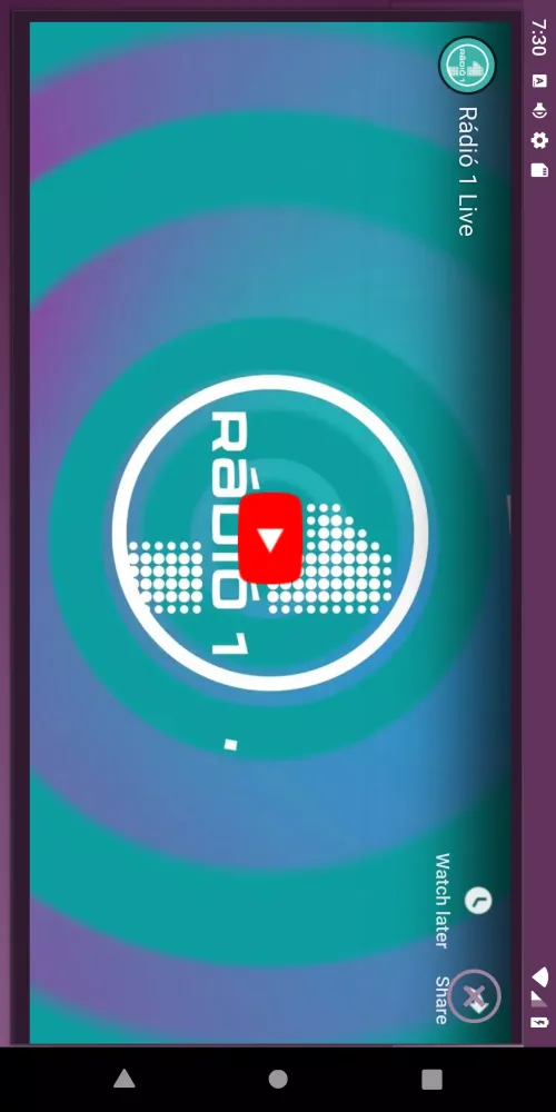 Tangkapan layar MyOnlineRádió - Magyar Rádiók