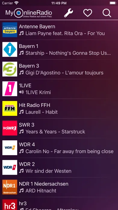 MyOnlineRadio - Deutschland Ekran Görüntüleri