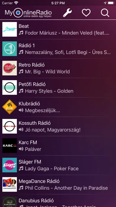 My Online Rádió - Magyar应用截图