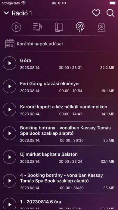 My Online Rádió - Magyar应用截图