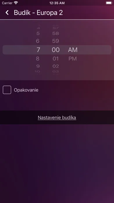 Tangkapan layar MyOnlineRadio - SK - Slovensko