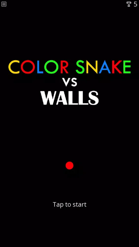 Tangkapan skrin Color Snake vs Walls