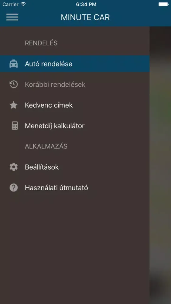 Screenshot di Minute car