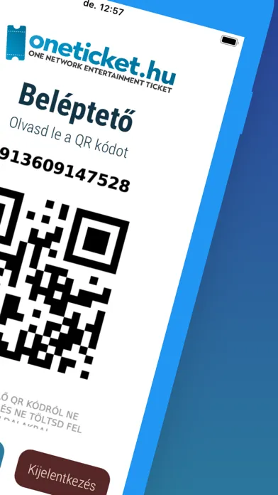 OneTicket Scanner应用截图