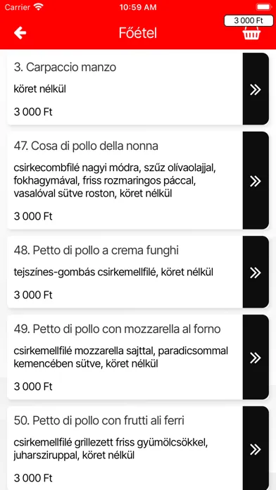 Zrzuty ekranu Papa-Razzi's Ristorante