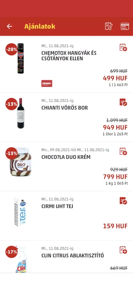 PENNY Magyarország Screenshots