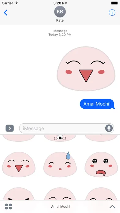 Ảnh chụp màn hình của Amai Mochi Sticker Pack