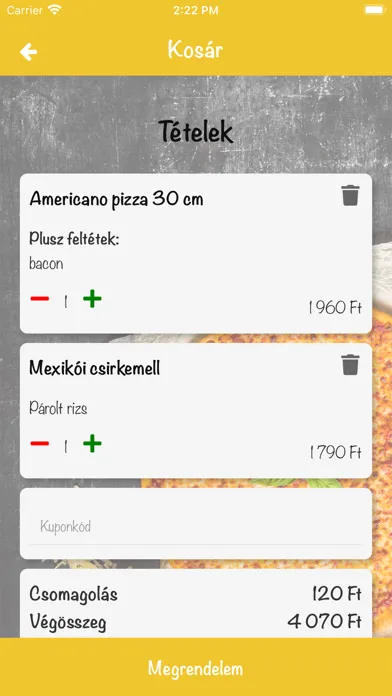 Pizzaforyou سکرین شاٹس