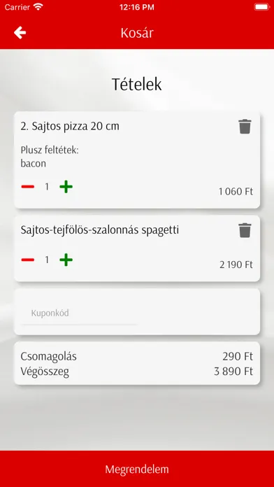 Pizza Galéria Ekran Görüntüleri