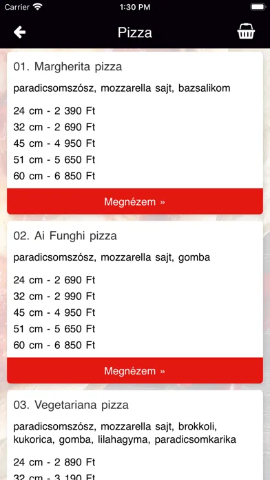 Pizza Pizza Veszprém سکرین شاٹس