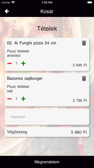 Pizza Pizza Veszprém سکرین شاٹس