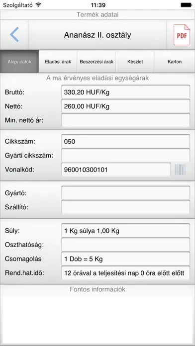PmCode Raktár应用截图