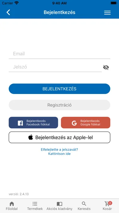 Ảnh chụp màn hình của Praktiker Magyarország
