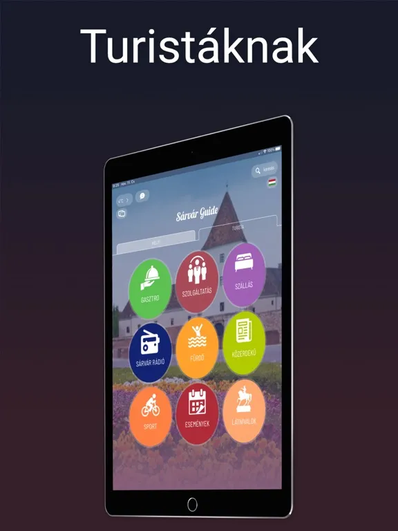 Sárvár Guide iPad 应用截图