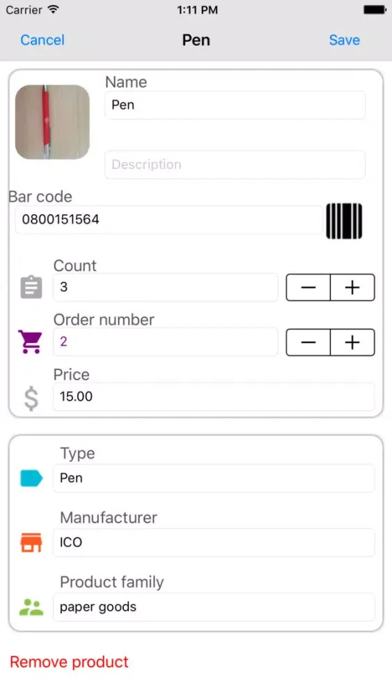 Screenshot di Smart Inventory